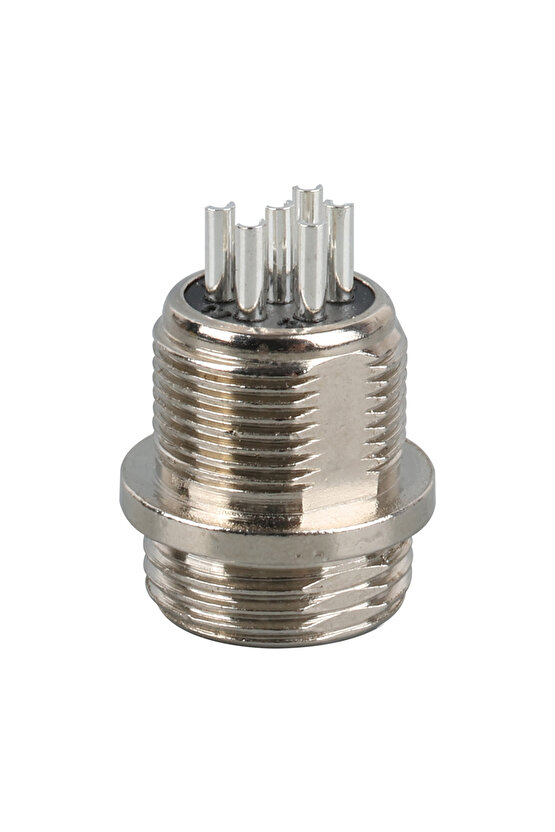 6 PİNLİ MINI MAYK FİŞ ERKEK ŞASE (4767) - TMS8764-4563