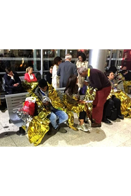 Acil Durum Ilk Yardım Battaniyesi Deprem Survival Termal Battaniye