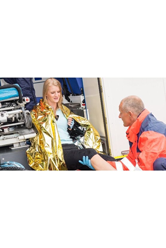 Acil Durum Ilk Yardım Battaniyesi Deprem Survival Termal Battaniye