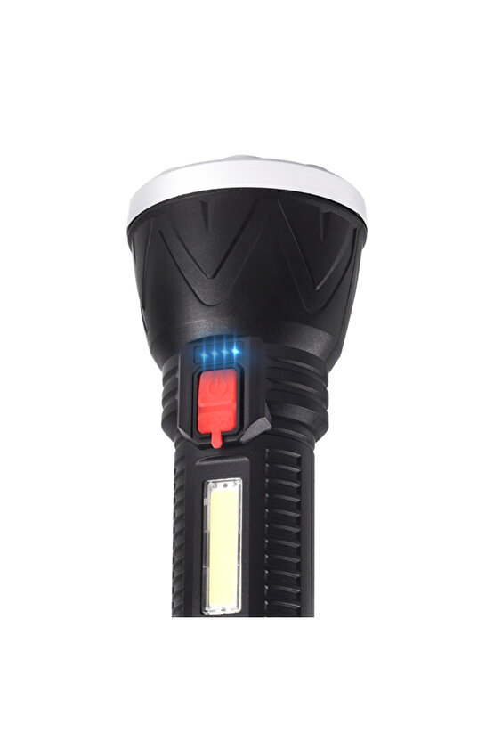 CL-W09 9+1 LEDLİ + MİNİ DİSKO TOPLU ŞARJLI EL FENERİ (4767) - MCT4209-2489