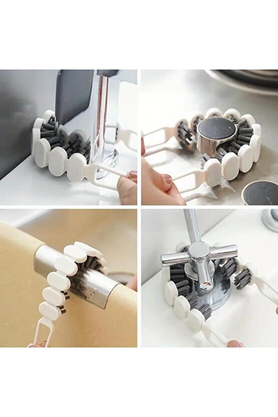 Sunup SN-24937 Çok Fonksiyonlu Esnek Mutfak Banyo Temizleme Fırçası