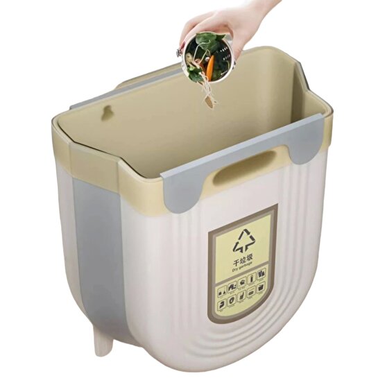 Sunup Sn-14644 Katlanabilir Körüklü Mutfak Çöp Kovası