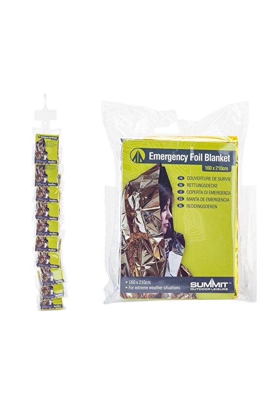 Acil Durum Battaniyesi Emergency Foil Blanket 1.6m X 2.1m Alu