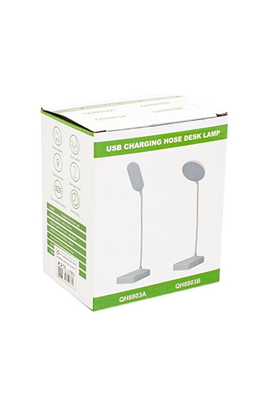 Mx-8802a Usbli Dokunmatik Düğmeli Üç Modlu Masa Lambası