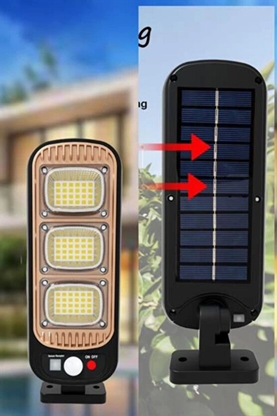 Sensörlü Güneş Enerjisi İle Şarj Olabilen Duvara Monte Solarr Aydınlatma GL-84069 (HWu)