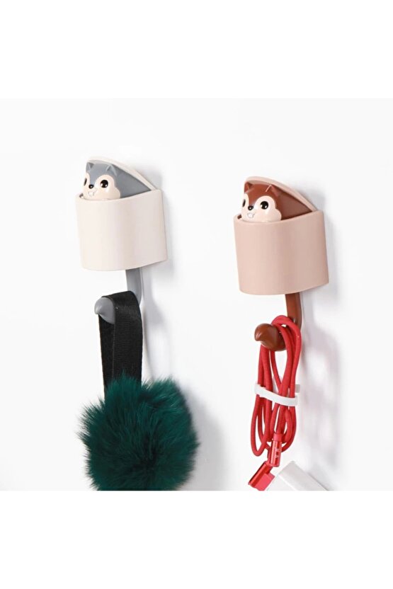 Dekoratif Sincap Kapı Kancası (K95)