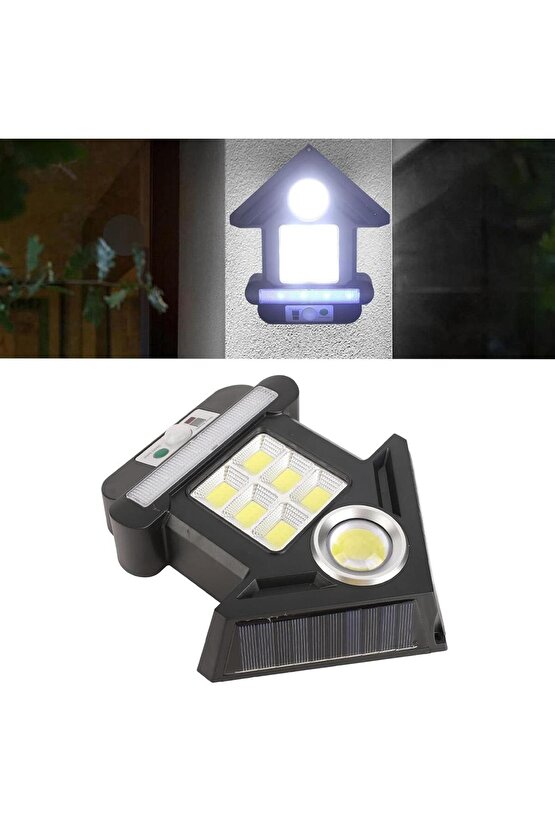 Pm-14327 Cl-s180 Solarlı Kumandalı 81 Ledli Sensörlü Kapı Aydınlatması