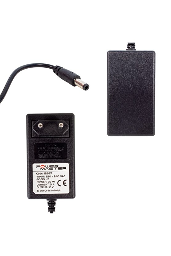 Pm-12667 12v 3a Adaptör 5.5x2.5 Uç