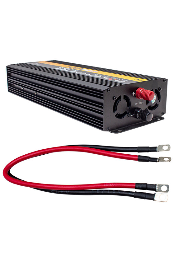 DXT POWERMASTER PWR1500 12 TEK DİJİTAL EKRAN 12 VOLT 1500 WATT MODIFIED SINUS WAVE INVERTER
