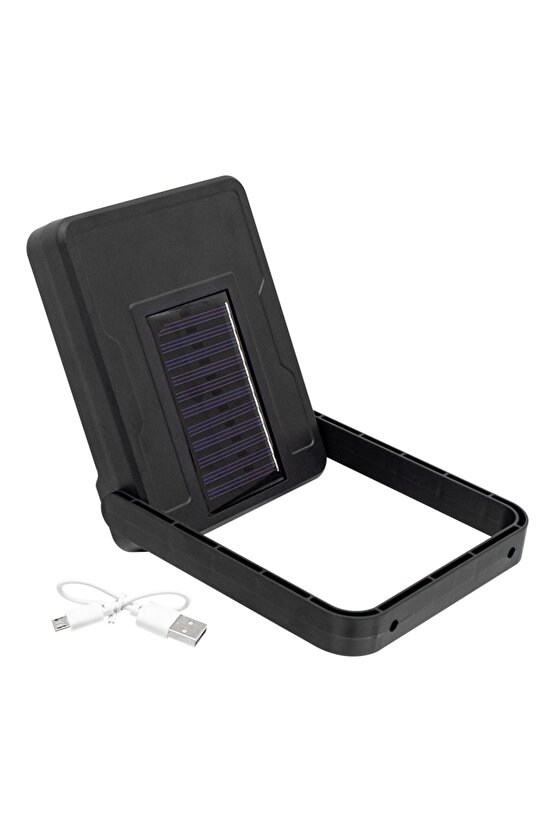 Yx-607 Cob Ledli Solar Panelli Çok Fonksiyonlu Lamba