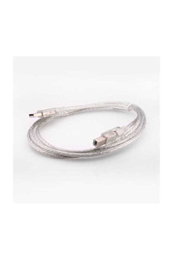 Sl-u2015 Usb2.0 1.5m Şeffaf Yazıcı Kablosu
