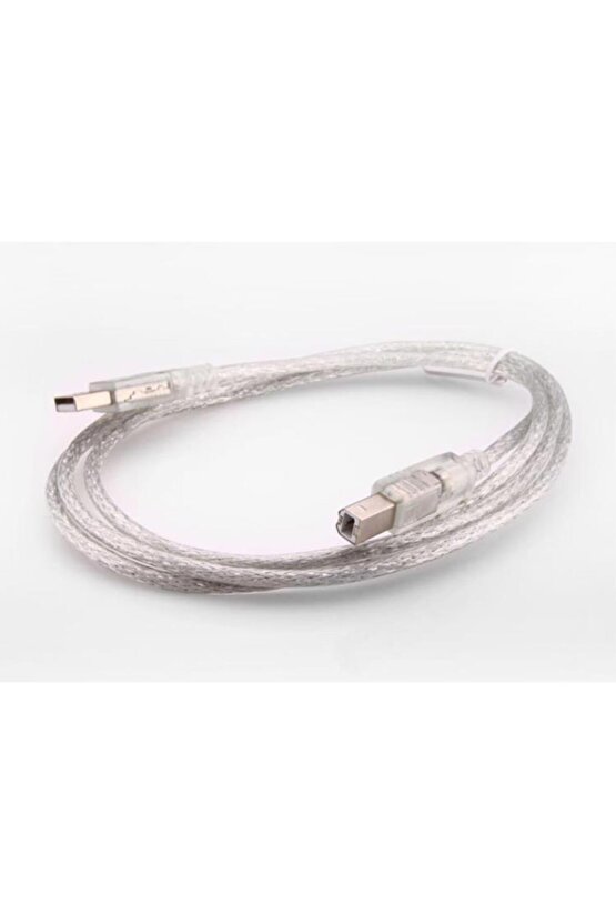 Sl-u2015 Usb 2.0 Prınter Kablosu 1.5 Mt Şeffaf