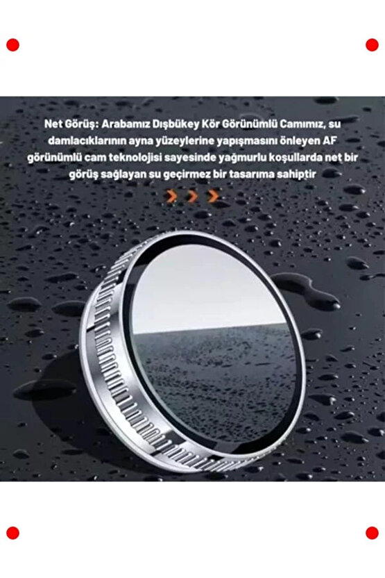 Geniş Açılı Araç Kör Nokta Aynası (2 Adet)