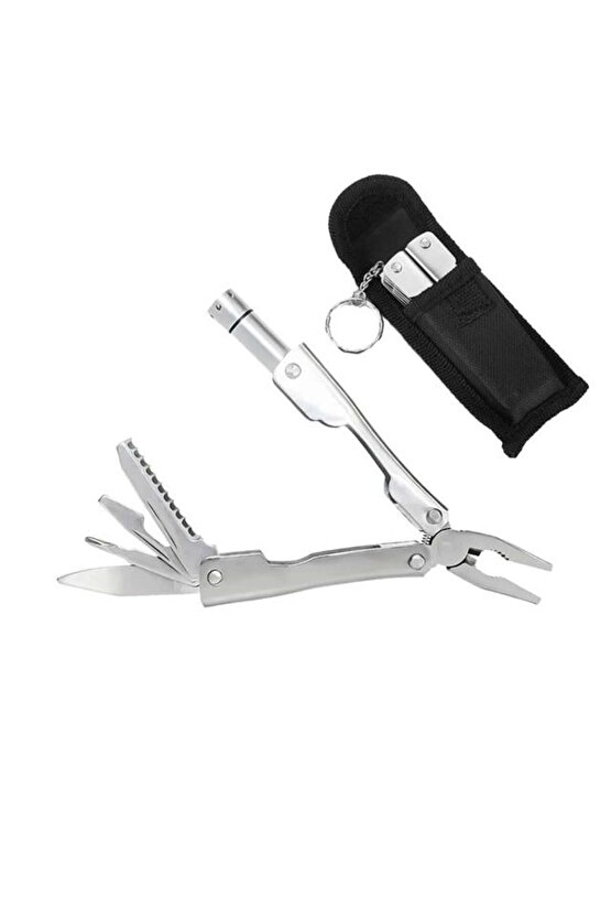 Sunup Sn-20925 Çok Fonksiyonlu Pense - Fener - Çakı Seti