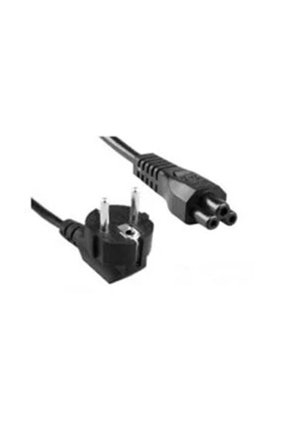 Laptop Adaptör Güç Kablosu - Yonca Power Kablosu Siyah 1,5mt