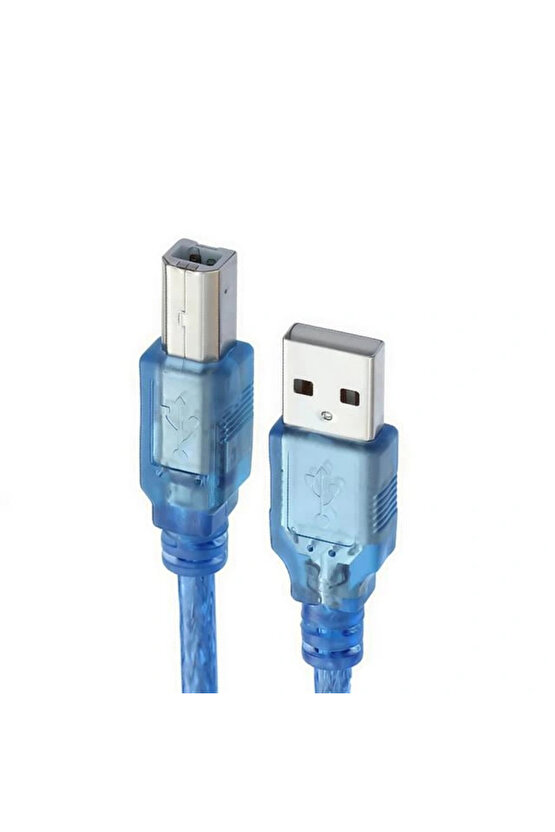 PM-3267 3 Metre Şeffaf USB 2.0 Yazıcı Kablosu