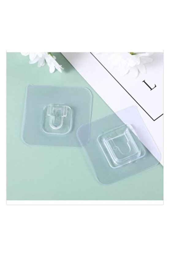 Geçmeli Klips Eşya Sabitleme Askısı 2 Set