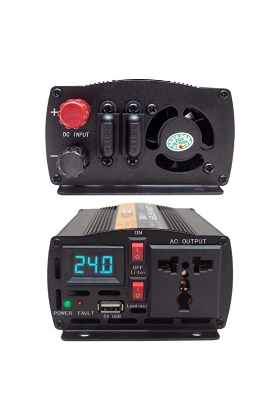 PWR300-24 24 VOLT - 300 WATT MODIFIED SINUS WAVE INVERTER