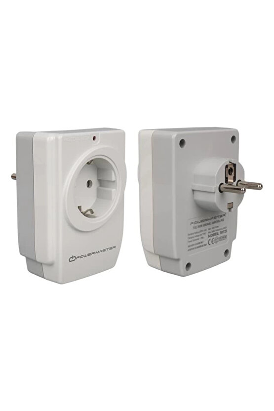 PM-18721 16 Amper - 3680 Watt Tekli Çocuk Korumalı 2 USBLI 1400 Joule Akım Korumalı Pri