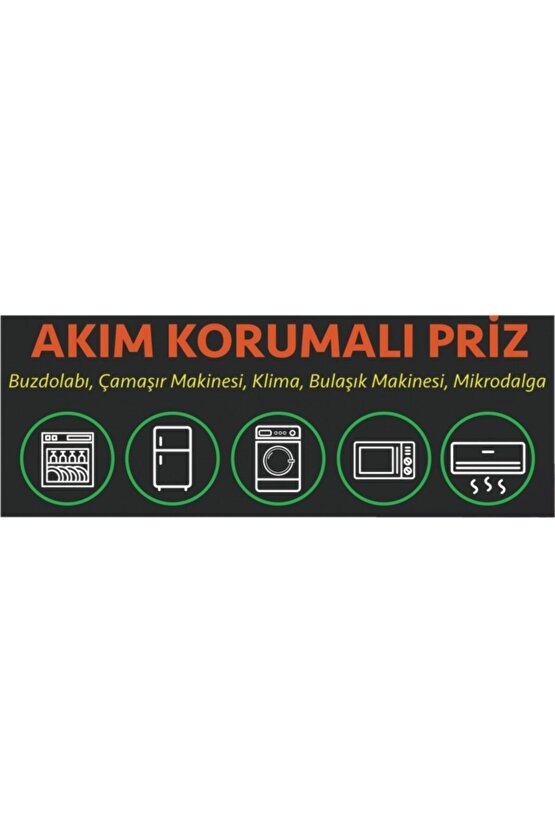 2 Usbli Tekli Termal Akım Korumalı Priz 4911