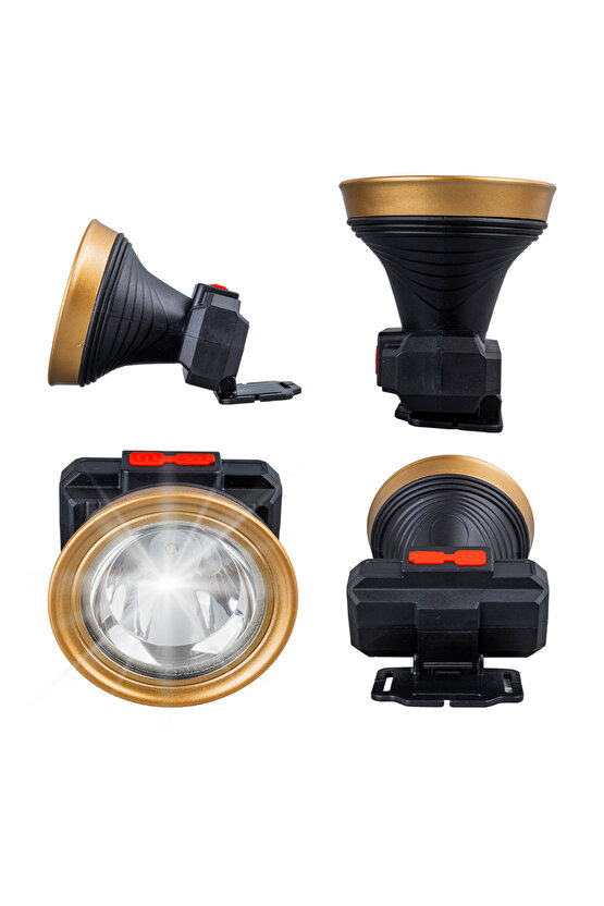 2 WATT MICRO-USB ŞARJLI 1200MAH 3 MODLU KAFA LAMBASI FENERİ (4776)