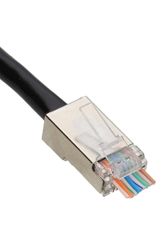 Pm-2334 8p8c Shield Rj45 Cat5 Metal Uç (100LÜ PAKET)
