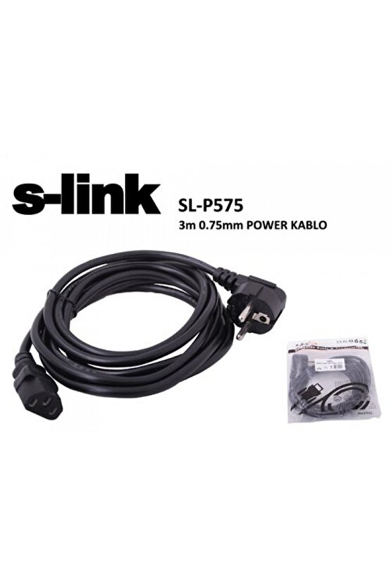 Sl-p575 3mt 0.75mm Power Elektrik Kablosu
