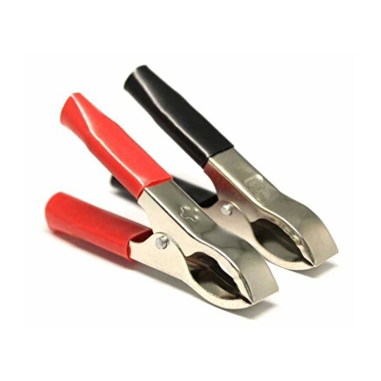 KROKODİL AKÜ MAŞASI ORTA 70MM SİYAH * KIRMIZI (K95)