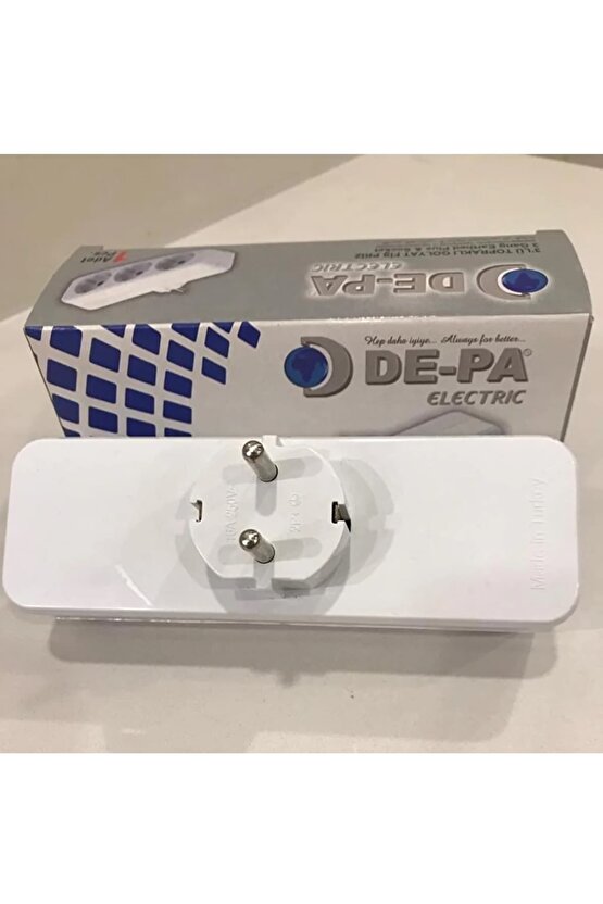 Üçlü Topraklı Fişli Priz Golyat