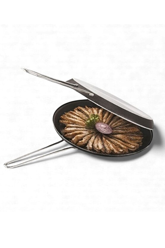 32 cm Çift Taraflı Teflon Balık Tavası – Balık Tavası, Yanmaz Yapışmaz( stoğa göre renk gönderilir)