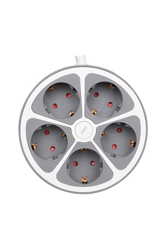 VEA VE-G605Y 5Lİ ANAHTARLI 1.5 METRE GRUP PRİZ