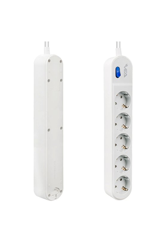 VE-VEGA105 A CLASS 5Lİ ANAHTARLI 1.5 METRE AKIM KORUMALI GRUP PRİZ (MADE IN MALAYSIA) (5047)