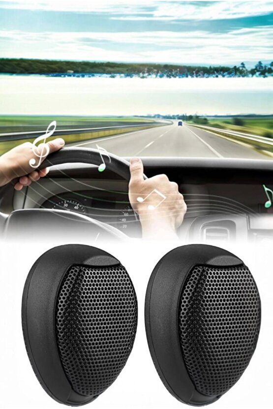 Universal Mini Tweeter Seti 62mm – 4–16 Ohm 350W – Araç ve Ev Ses Sistemleri için Uygun (1 Takım)