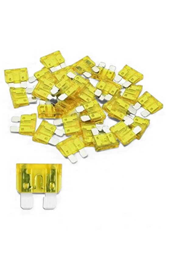 50 ADET 20 Amper Bıçak Tip Oto Sigorta – Araç Elektrik Koruma ve Yedek Parça