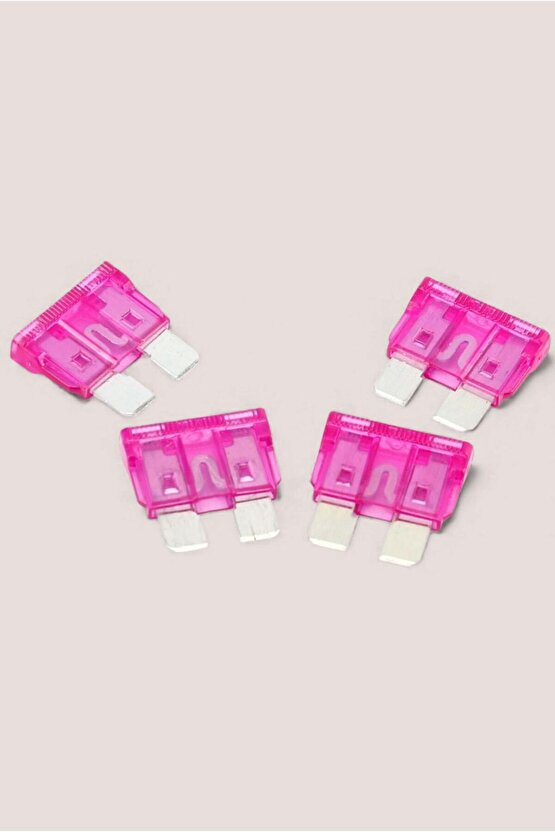 4 Adet Elektrikli Scooter ve Oto İçin 4 Amper Bıçaklı Sigorta – Mini Tip, Evrensel Uyumlu