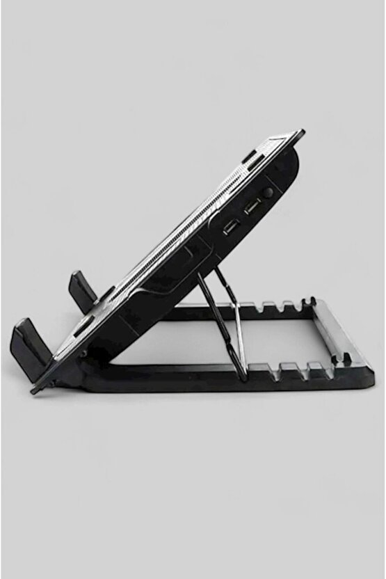 120mm Tek Fanlı Işıklı Notebook Soğutucu | 9–17 Laptop Uyumlu