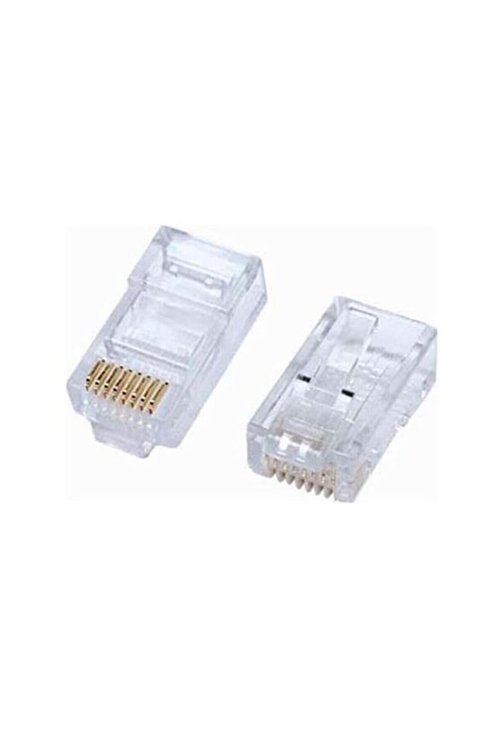 Network Konnektör Rj45 8p8c 100 Lü Paket 1. Kalite