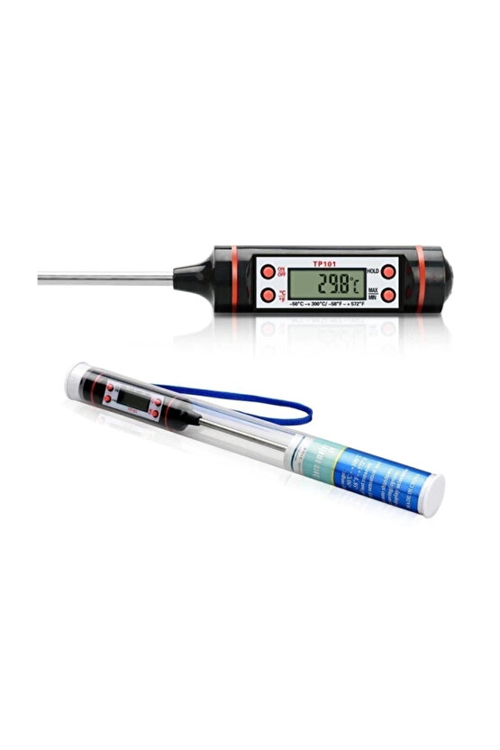 Tp Daldırma Saplama Tipi Dijital Gıda Sıcaklık Ölçer Termometre