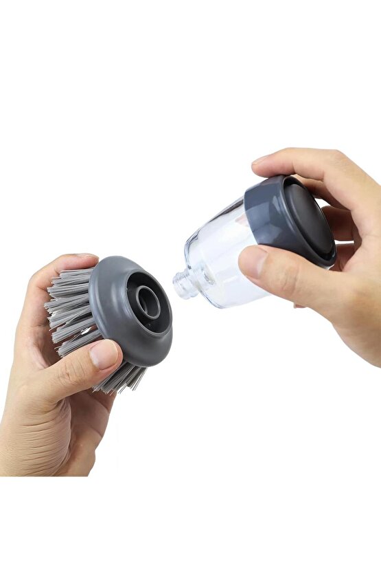 Deterjan Hazneli Kolay Bulaşık Yıkama Temizleme Fırçası Bulaşık Sünger (Lavabo, Mutfak)