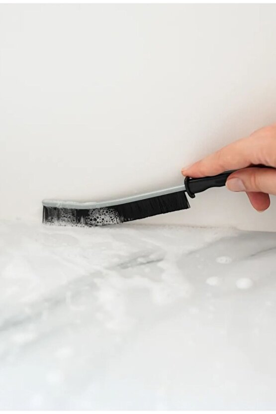 3lü Dar Alan Temizlik Fırçası Seti | Cam Kanalı - Petek Arası - Fayans Temizliği İçin