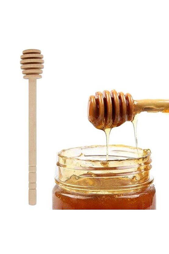 Bambu Bal Kaşığı Petek Model İkili Set