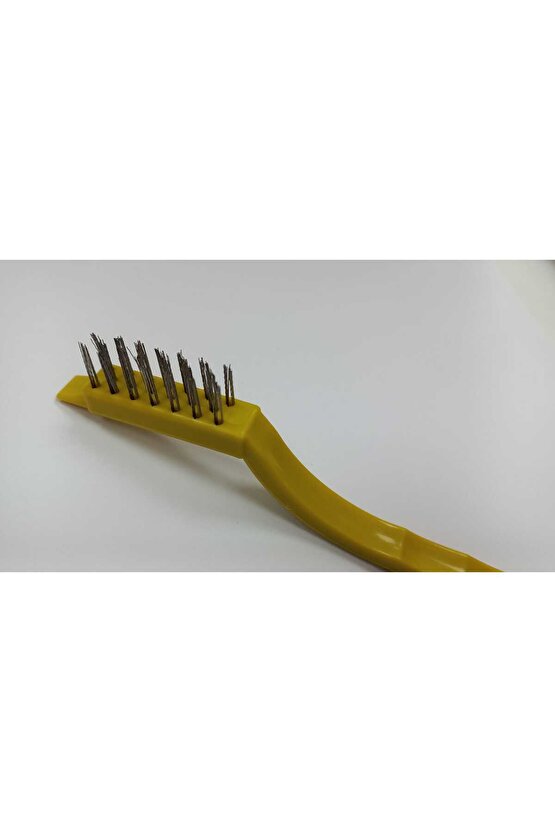 3lü tel fırça seti pirinç-naylon-çelik fırça