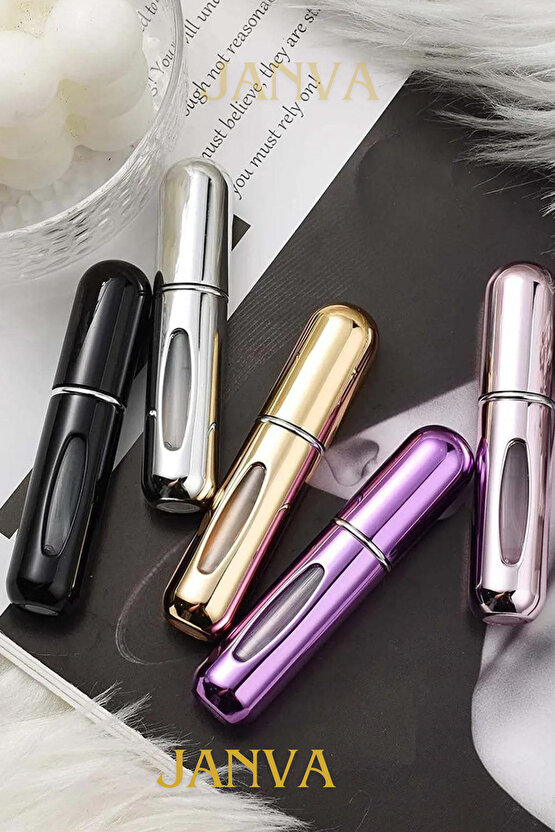 Parfüm Şişesinden Çanta Içi Mini Doldurulabilir Seyahat Cep Yedek Parfüm Şişesi 5 ml 1 adet