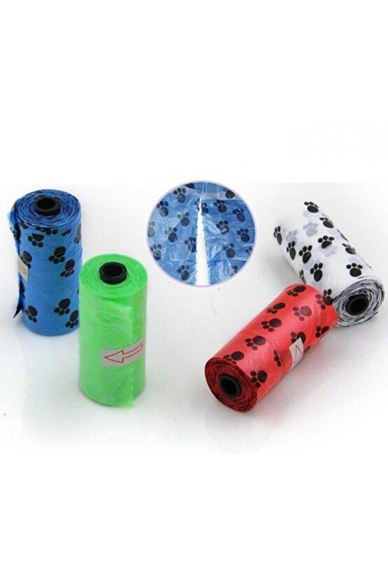 4 Rulo Hayvan Dışkı Poşeti