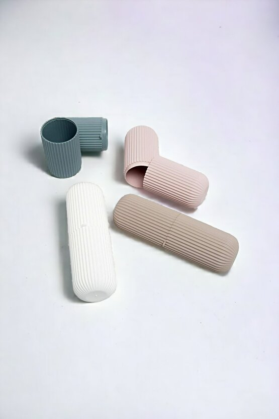 Seyahat Tipi Aksesuar Taşıma Kabı Gözlük Diş Macunu Saklama Kutusu 6.5x20 cm