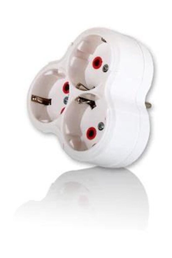 Üçlü Topraklı Papatya Fiş 101-03p Tse Li