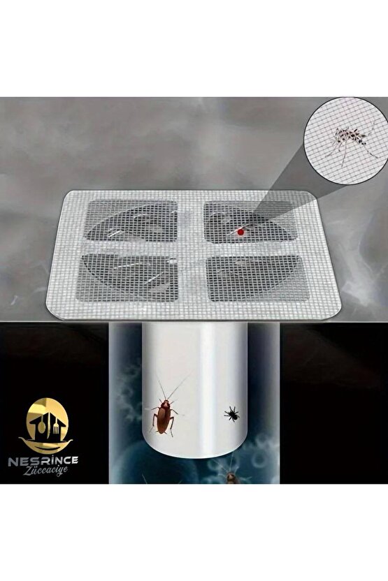 Yeni Nesil Kendinden Yapışkanlı Pislik Tutucu Banyo - Mutfak Gider Filtresi (6 Adet)