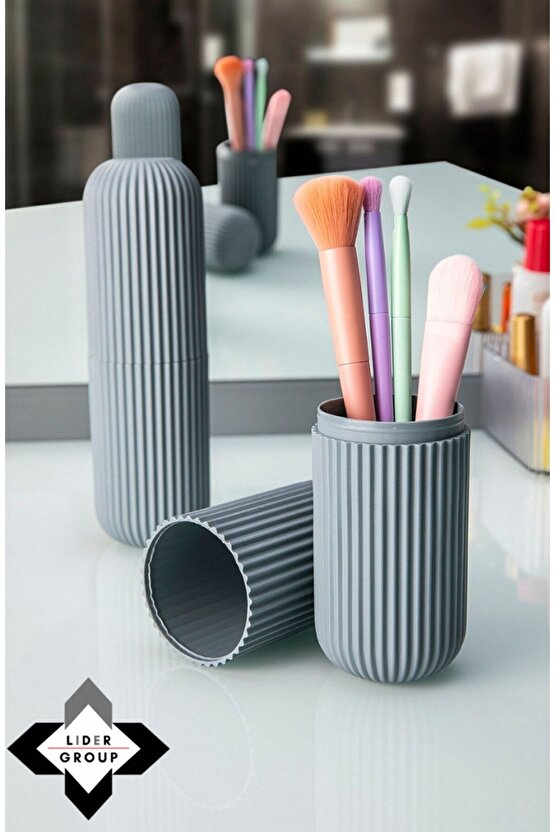 Seyahat Tipi Aksesuar Taşıma Ve Diş Fırçası Kabı