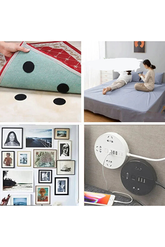 10lu Yapışkanlı Halı Kaydırmaz Cırt Bant