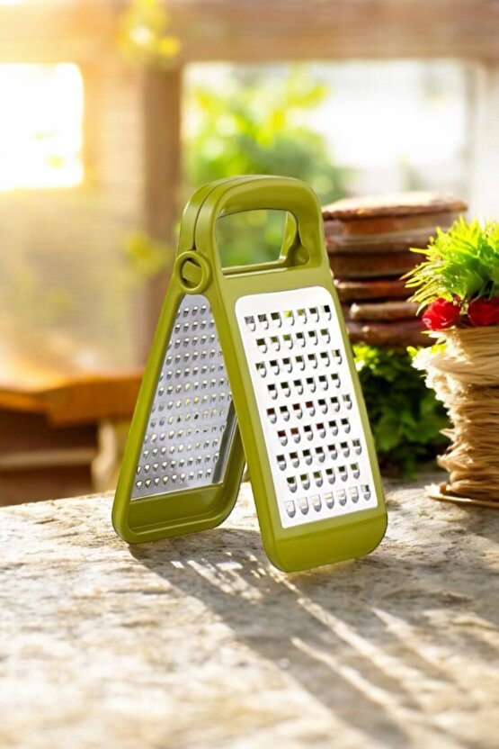 Katlanabilir Ayrılabilir Çelik Rende – Ergonomik Tasarım, Çift Taraflı Bıçak